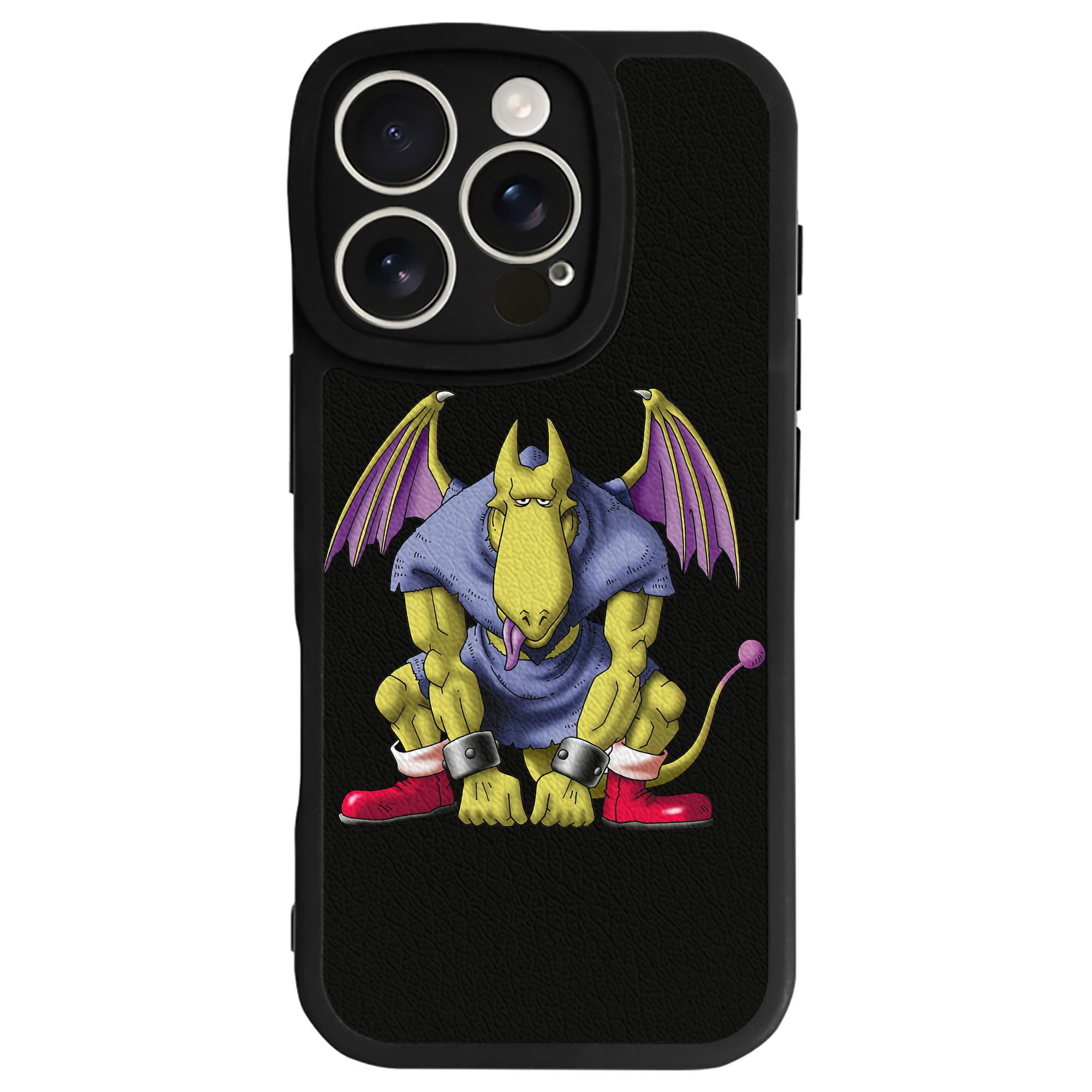 （画像用） ドラゴンクエスト Doragon Kuesuto Dragon Quest 【iPhone 16シリーズ対応】シリコンスマホケース（レザー調） 材質：シリコン